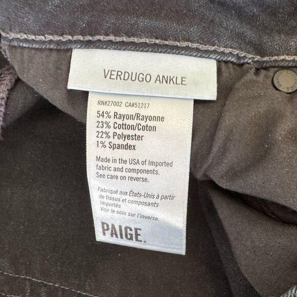 Paige Verdugo jeans sz 32 - Picture 4 of 10